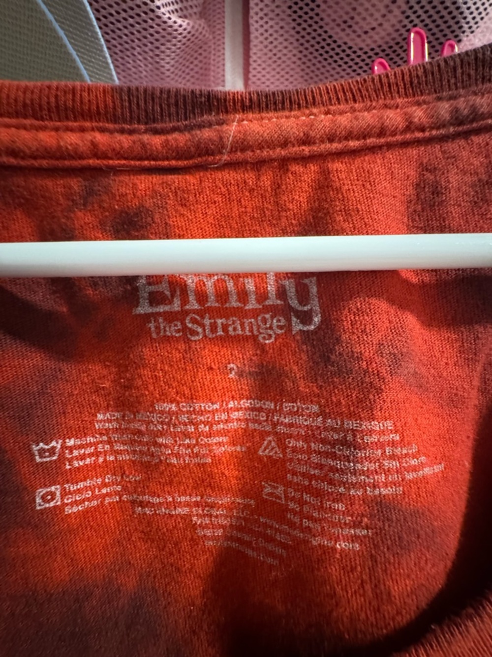 Emily the Strange Red tie-dye Short-Sleeve Tee - Picture 2 of 2